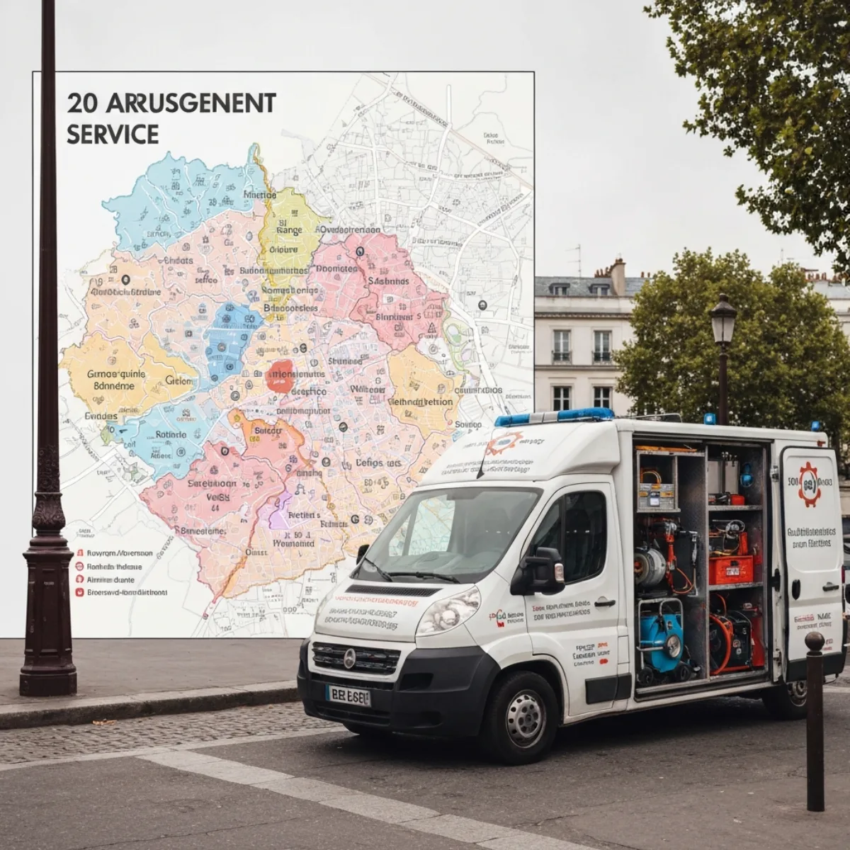 Debouchage canalisation dans les arrondissements de Paris